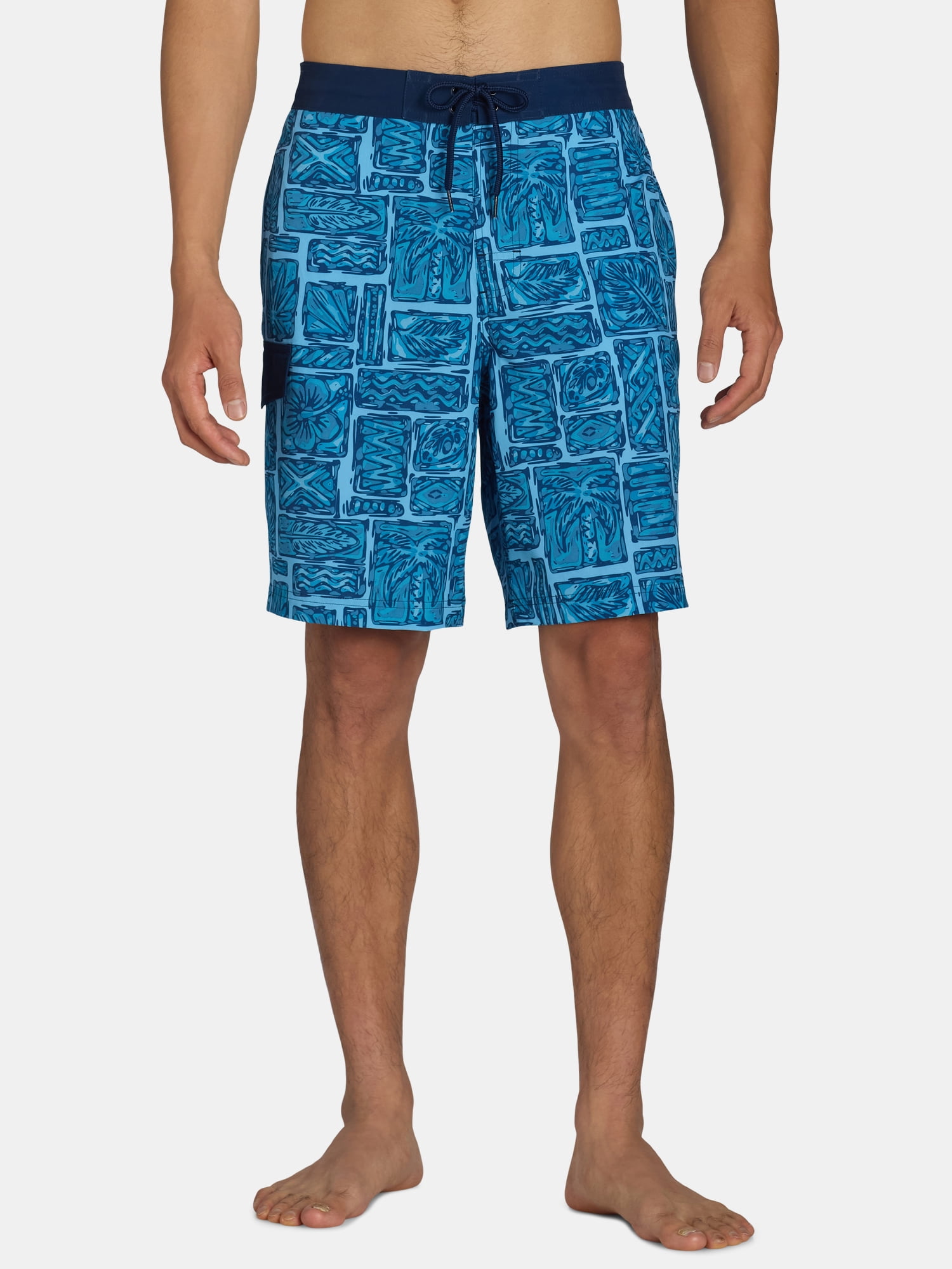 George Men's & Big Men's Cargo E-Board Stretch Trunks 9" Inseam, Sizes S-5XL