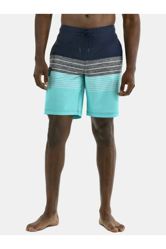 Men's & Big Men's Cargo E-Board Stretch Trunks 9" Inseam, Sizes S-5XL