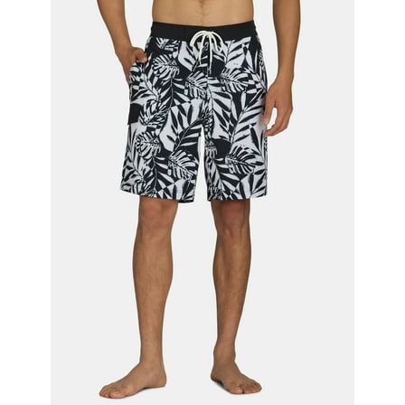 George Men's & Big Men's E-Board Swim Trunks with UPF 50+, 9" Inseam, Sizes S-5XL