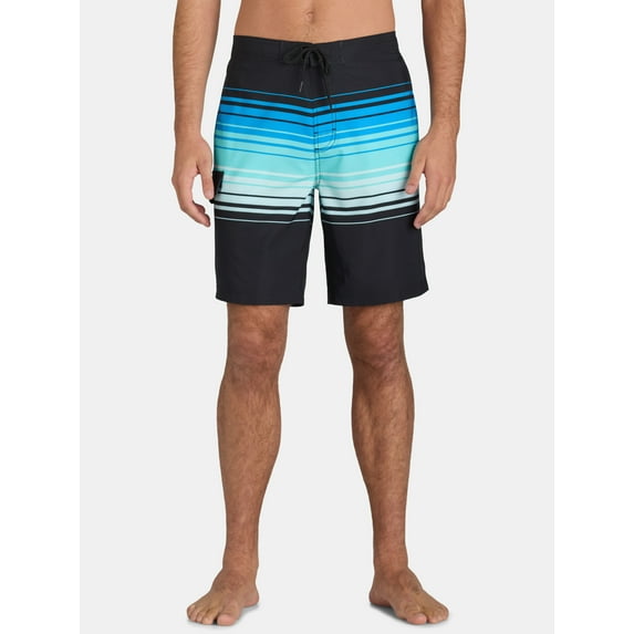 George Men's & Big Men's E-Board Swim Trunks with UPF 50+, 9" Inseam, Sizes S-5XL