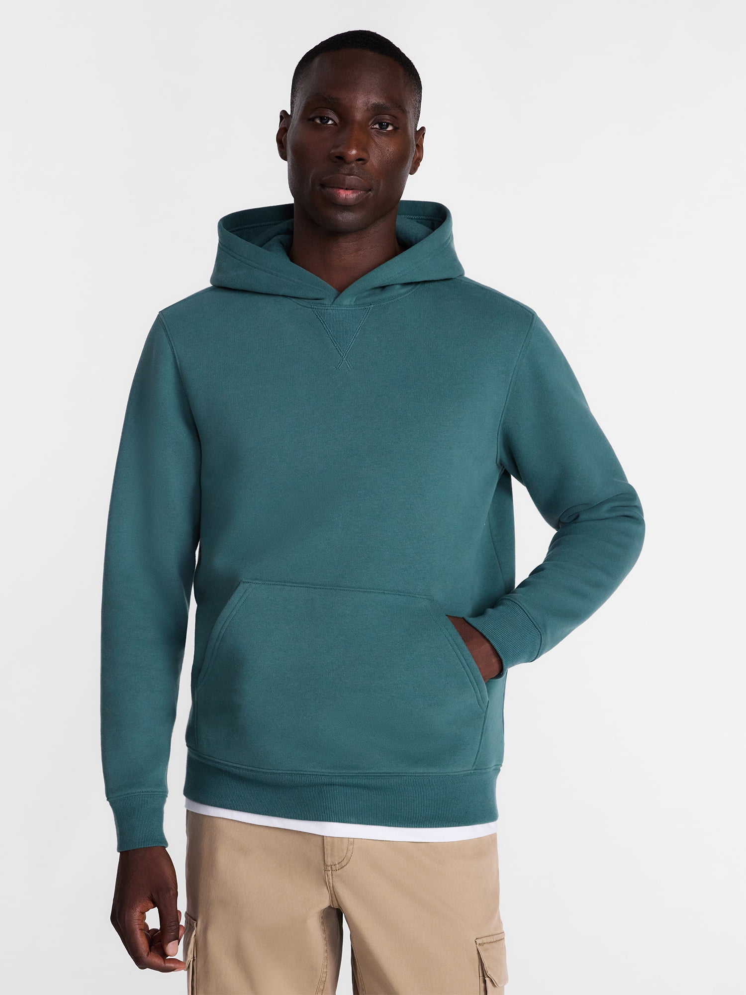 George Men's and Big Men's Fleece Hoodie Jacket, Sizes S-3XL