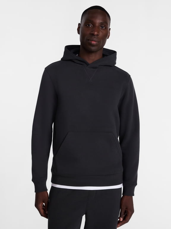 Men's and Big Men's Fleece Hoodie Jacket, Sizes S-3XL