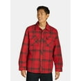 thumbnail image 1 of George Men's & Big Men's Fleece Lined Flannel Shirt Jacket, Sizes S-3XL, 1 of 4