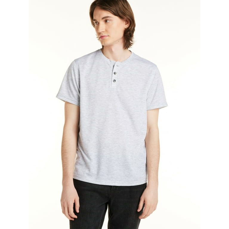 Henley shirt grey discount