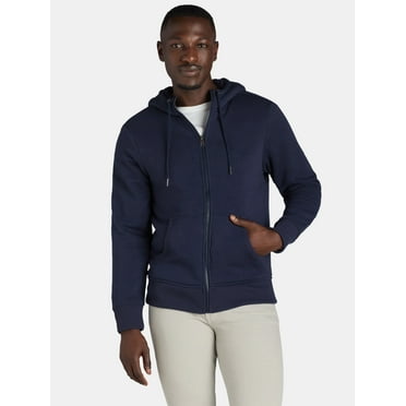 George Men's & Big Men's High Pile Fleece Lined Jacket with Hood, Sizes S-3XL