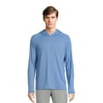thumbnail image 1 of George Men’s & Big Men's Hooded Long Sleeve Sun Shirt with UPF50+, Sizes S-3XL, 1 of 6