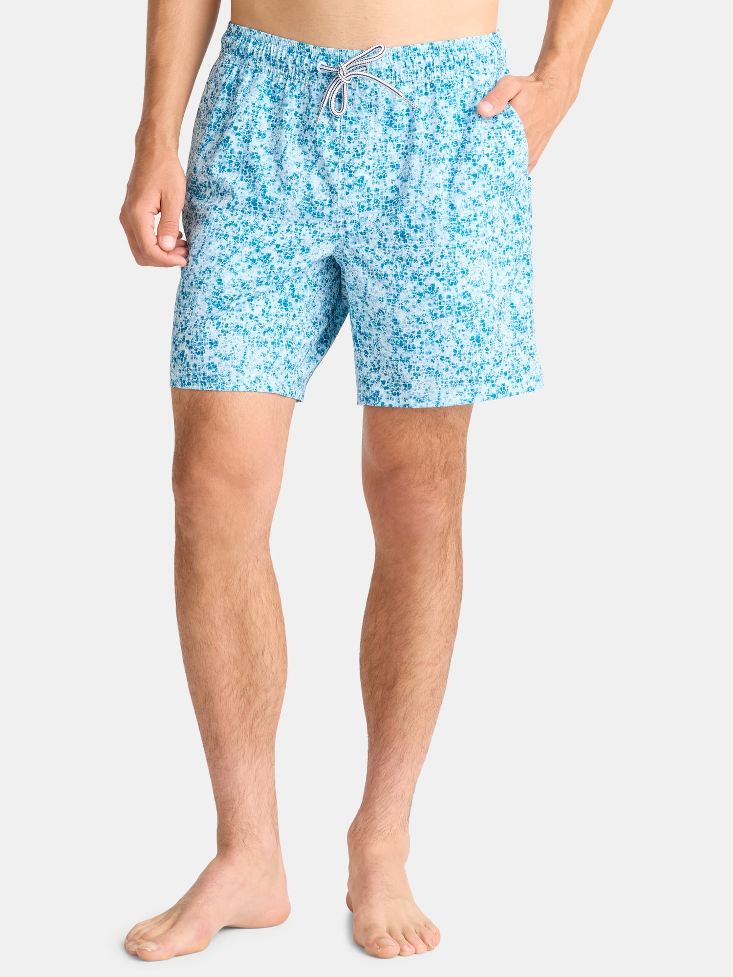 George Men's & Big Men's Performance Lined Swim Trunks, 7" Inseam, Sizes S-3XL