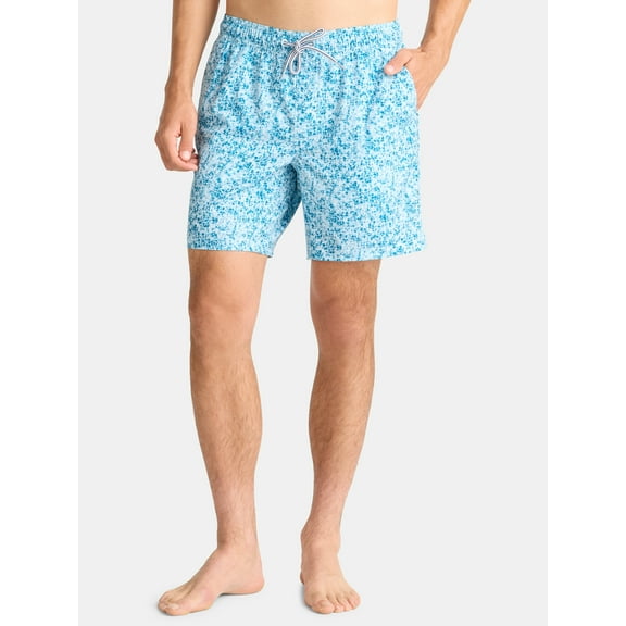 George Men's & Big Men's Jammer Shorts, 7" Inseam, Sizes S-3XL
