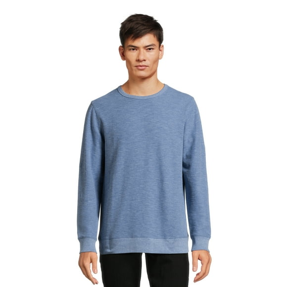 George Men’s & Big Men’s Lightweight Crewneck Sweater with Long Sleeves, Sizes S-3XL