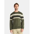 thumbnail image 1 of George Men's and Big Men's Chest Stripe Sweater, Midweight, Sizes S-3XL, 1 of 5