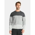 thumbnail image 1 of George Men's and Big Men's Colorblock Crewneck Sweater, Midweight, Sizes S-3XL, 1 of 5