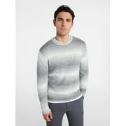 GEORGE Men's and Big Men's Ombre Crewneck Sweater, Midweight, Sizes S-3XL