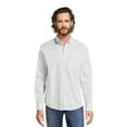 thumbnail image 1 of George Men's & Big Men's Long Sleeve Poplin Button-Up Shirt, Sizes S-3XL, 1 of 5