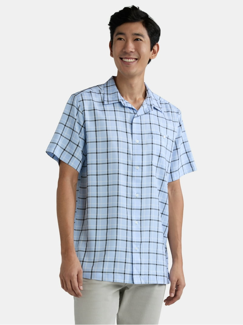 men's microfiber dress shirts Ferrecci Men's Satine Button Down Dress Shirt FHYINC