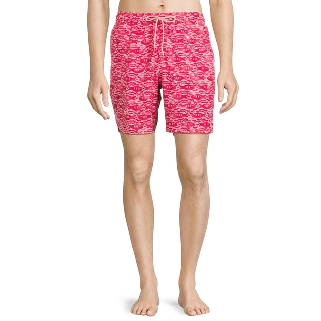 George Men's & Big Men's Novelty Swim Trunks with UPF 50+, 7