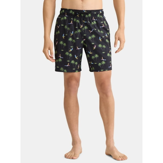 George Men's & Big Men's Novelty Swim Trunks with UPF 50+, 7" Inseam, Sizes S-3XL