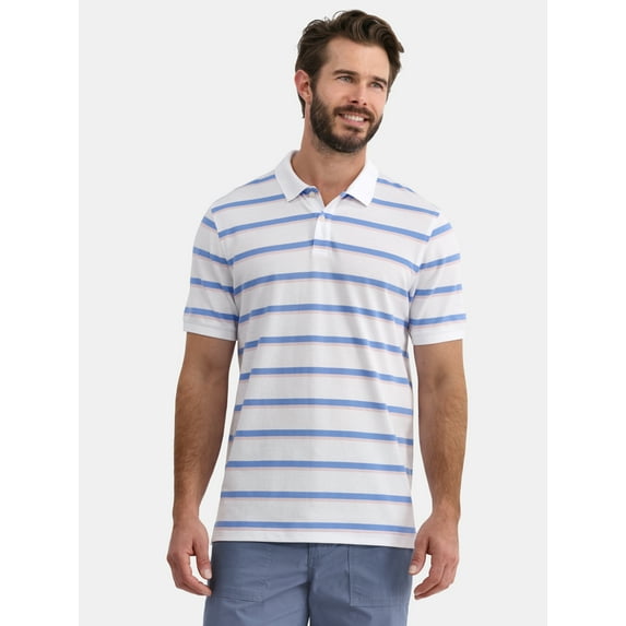 George Men’s and Big Men’s Pique Polo Shirt, Sizes S-3XL