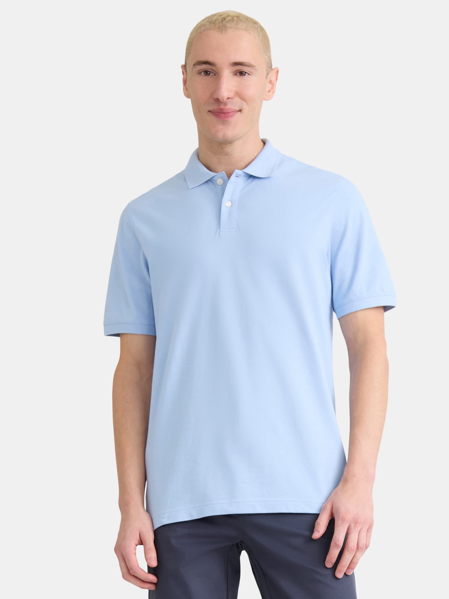 George Men’s and Big Men’s Pique Polo Shirt, Sizes S-3XL