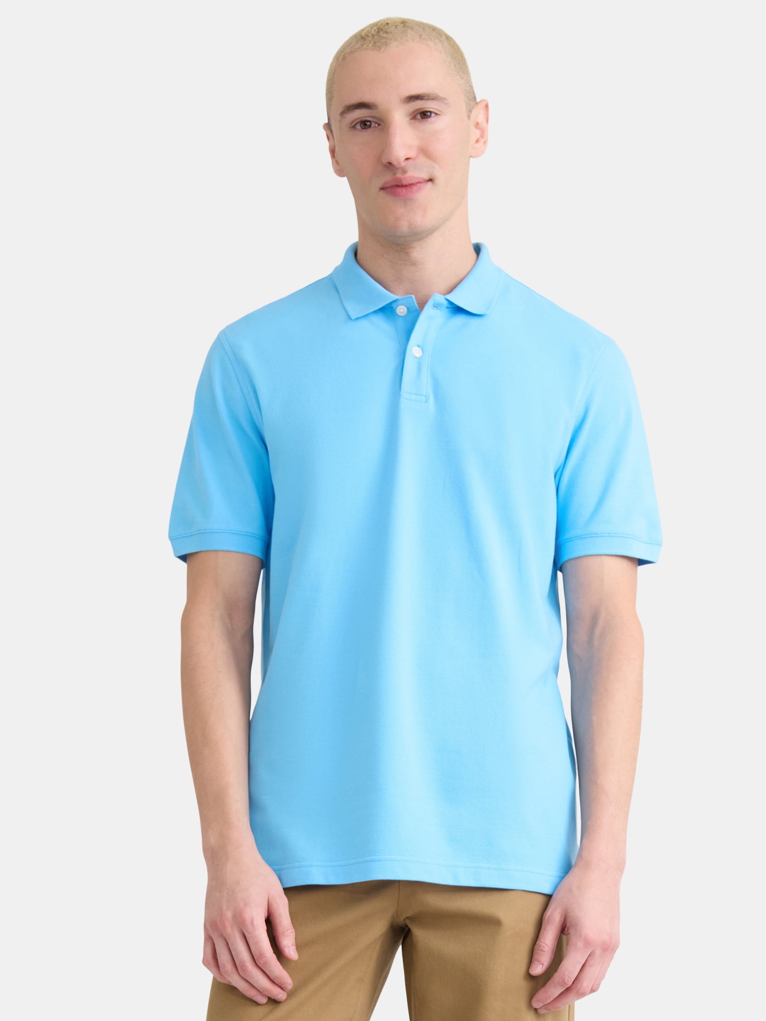 George Men’s and Big Men’s Pique Polo Shirt, Sizes S-3XL