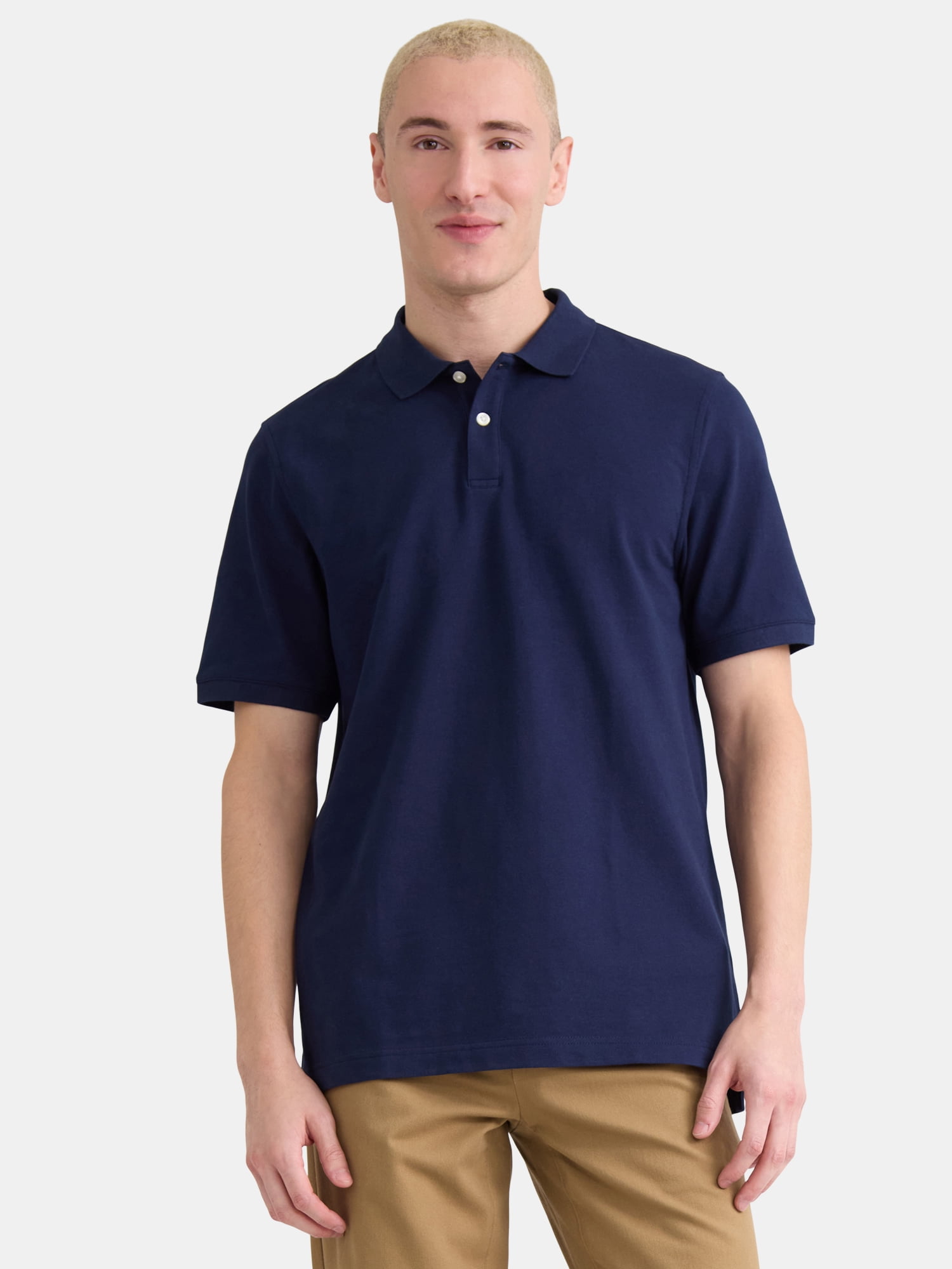 George Men’s and Big Men’s Pique Polo Shirt, Sizes S-3XL