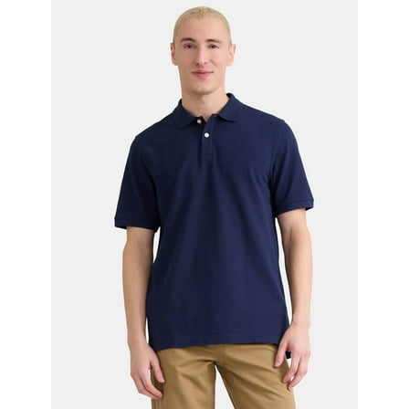 George Men’s and Big Men’s Pique Polo Shirt, Sizes S-3XL