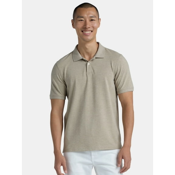 George Men’s and Big Men’s Pique Polo Shirt, Sizes S-3XL