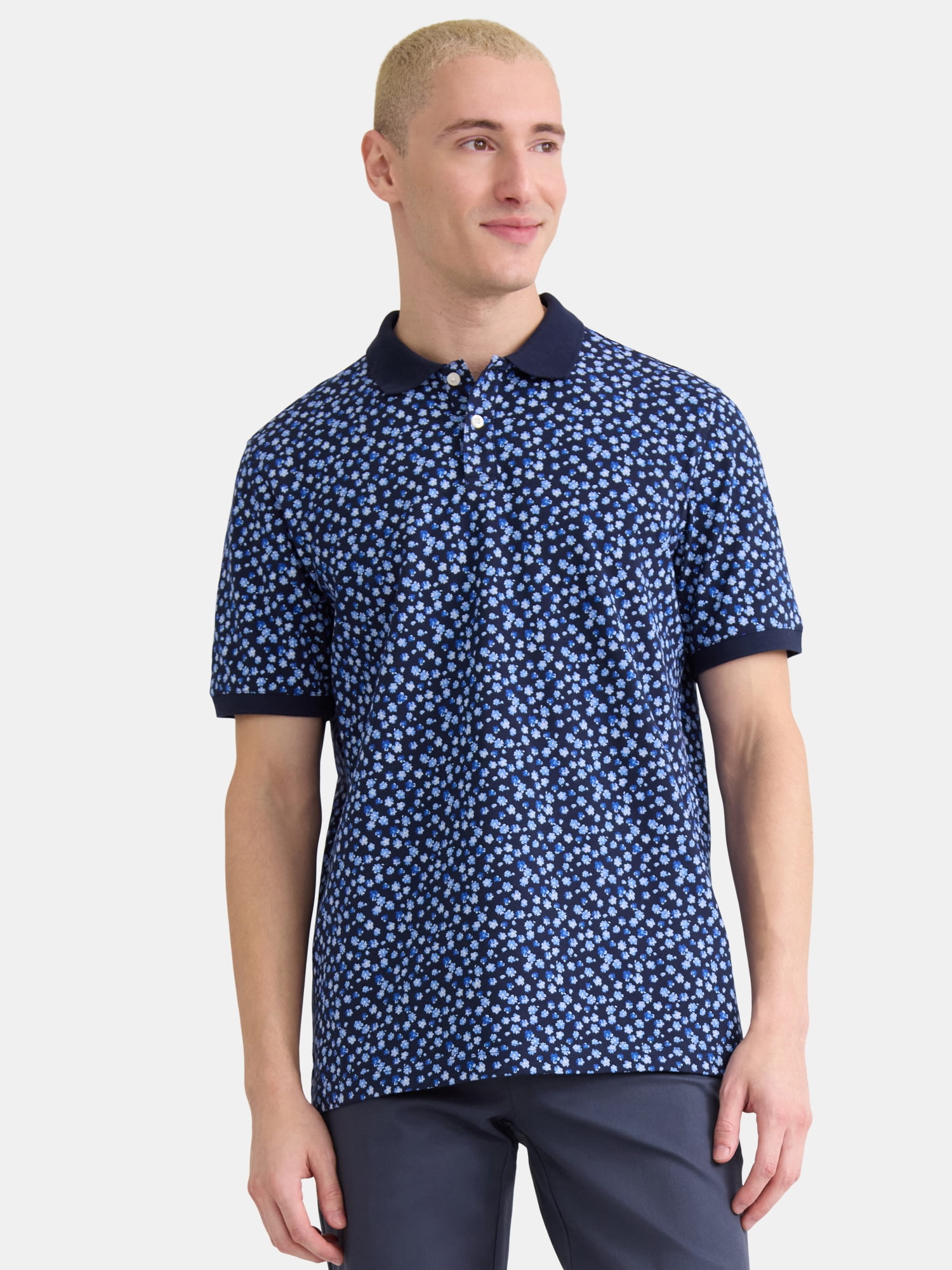 George Men’s and Big Men’s Pique Polo Shirt, Sizes S-3XL