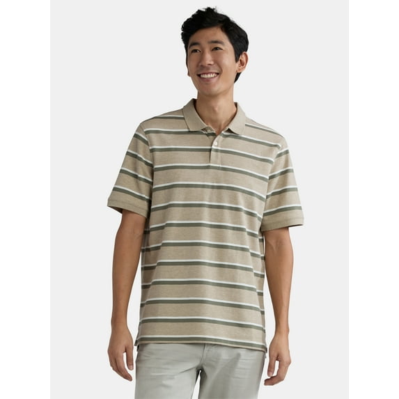 George Men’s and Big Men’s Pique Polo Shirt, Sizes S-3XL
