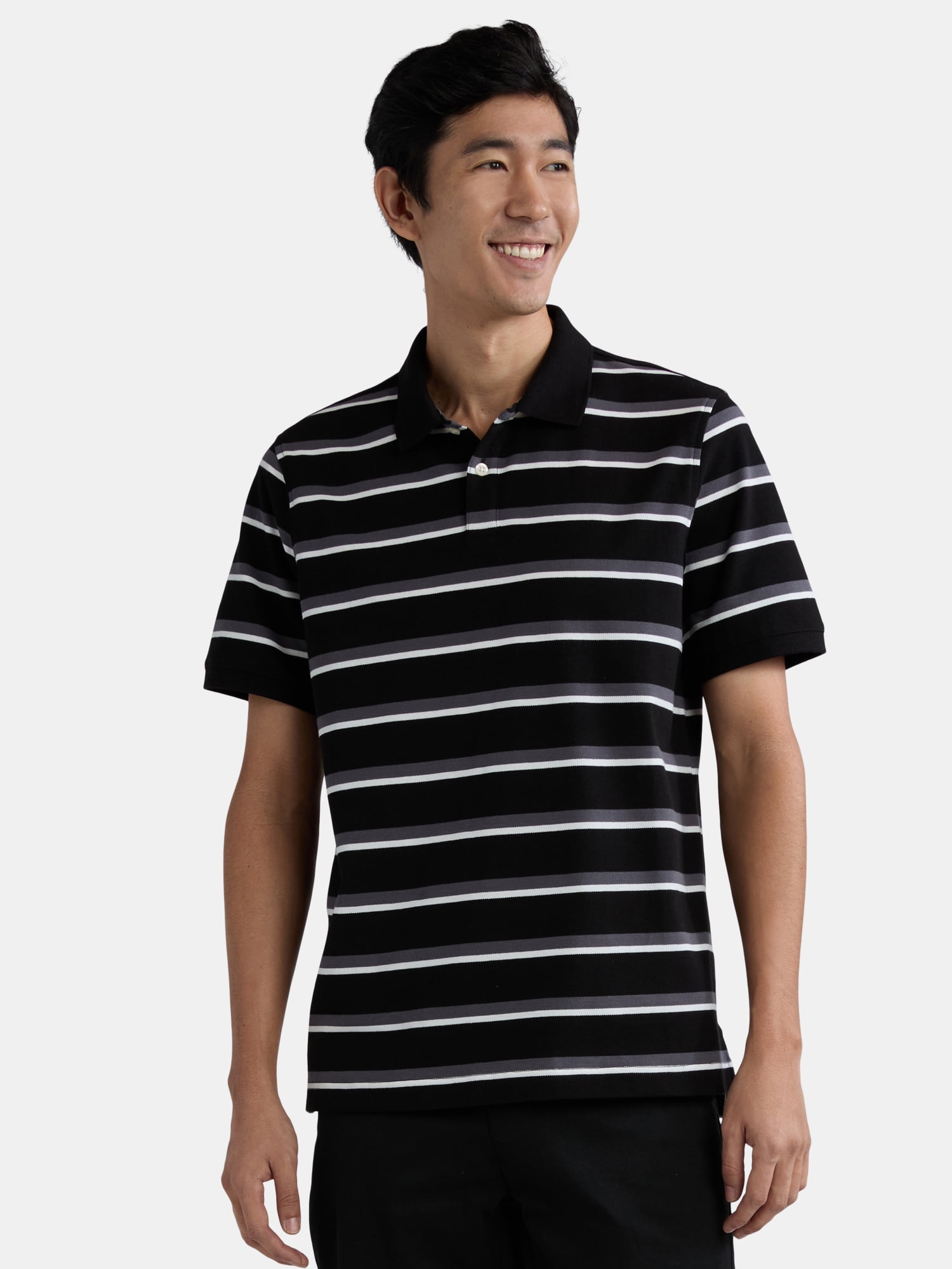 George Men’s and Big Men’s Pique Polo Shirt, Sizes S-3XL
