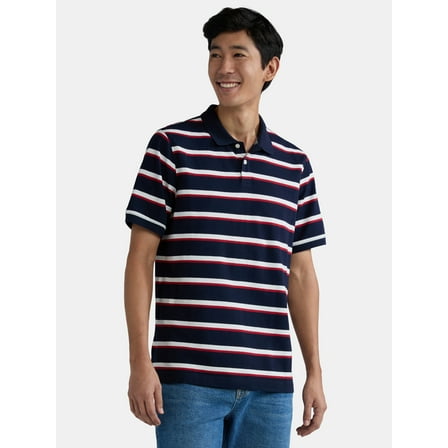 George Men’s and Big Men’s Pique Polo Shirt, Sizes S-3XL