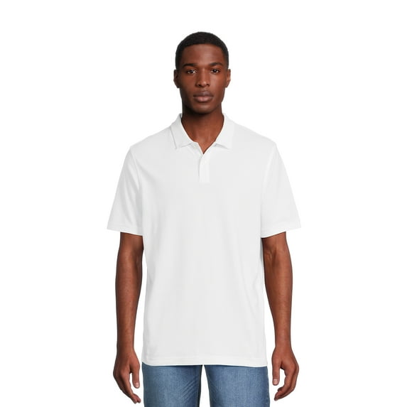 George Men's & Big Men's Pique Polo Shirt with Short Sleeves, Sizes XS-3XL
