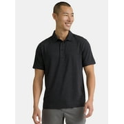GEORGE Men's & Big Men's Poly Polo with Short Sleeves, Sizes S-3XL