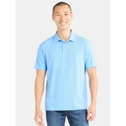 George Men's & Big Men's Poly Polo with Short Sleeves, Sizes S-3XL