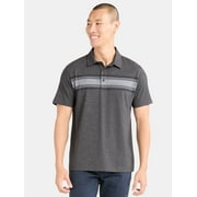 George Men's & Big Men's Poly Polo with Short Sleeves, Sizes S-3XL