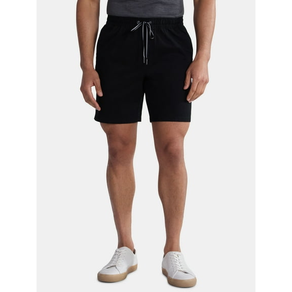 George Men's and Big Men's Pull On Shorts, 8" Inseam, Sizes S-3XL