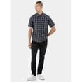 thumbnail image 1 of George Men's & Big Men's Short Sleeve Poplin Button-Up Shirt, Sizes S-3XL, 1 of 5