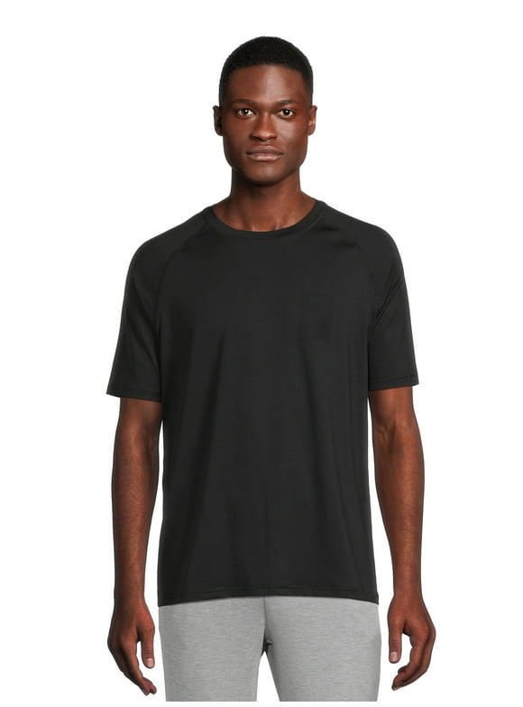 George Men’s & Big Men's Short Sleeve Sun Shirt with UPF50+, Sizes S-3XL