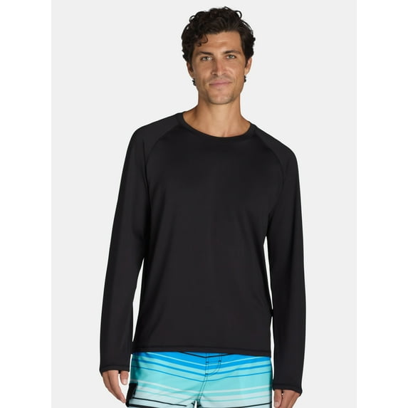 George Men's and Big Men's Sun Shirt with Long Sleeves, UPF 50+, Sizes S-5XL