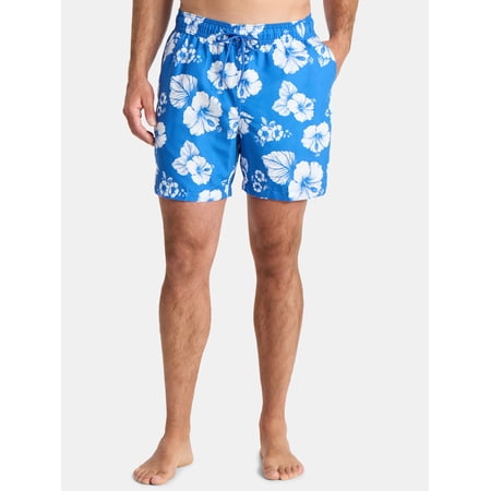 George Men's and Big Men's Swim Trunks, 6" Inseam, Sizes S-5XL