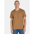 thumbnail image 1 of George Men’s & Big Men’s V-Neck Textured Short Sleeve Tee, Sizes S-3XL, 1 of 5