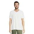 thumbnail image 1 of George Men’s & Big Men’s V-Neck Textured Short Sleeve Tee, Sizes S-3XL, 1 of 5