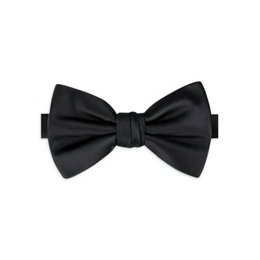 George Men's Black Bowtie