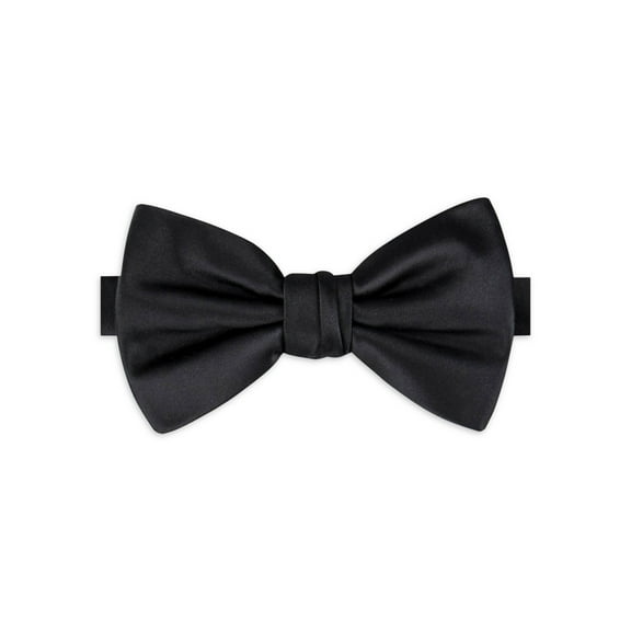 George Men's Black Bowtie