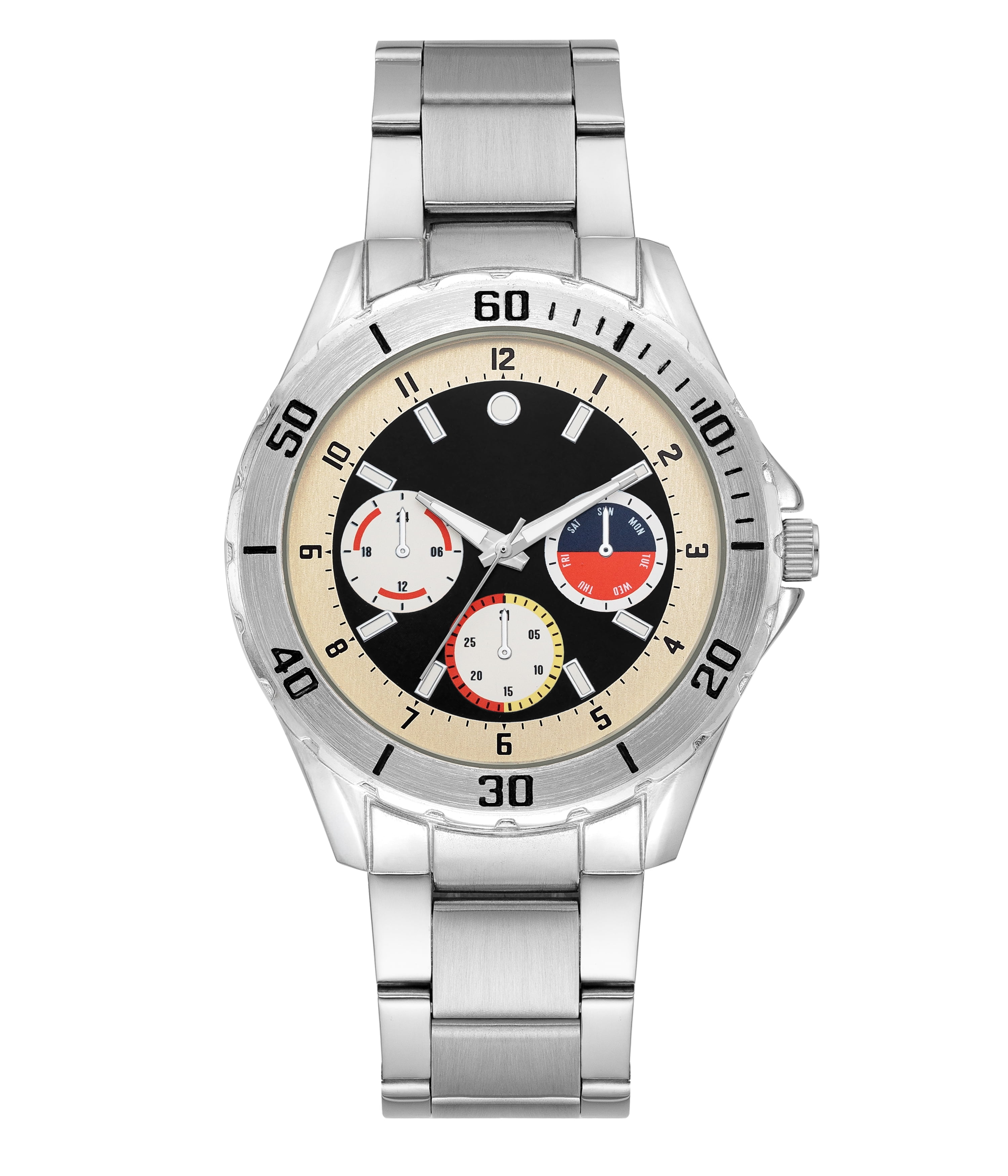 George Men's Black Bracelet Wristwatch