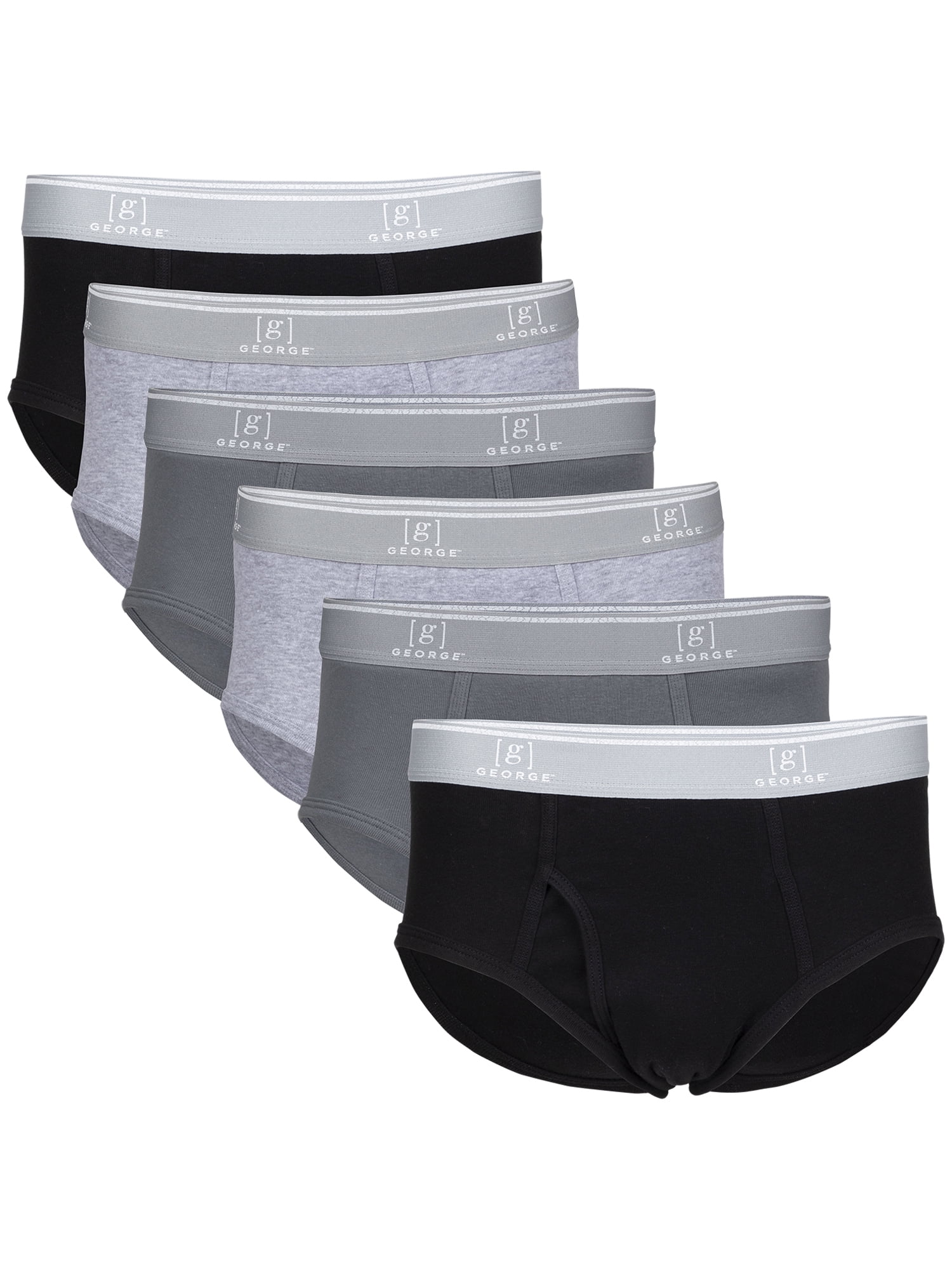 George Men's Briefs, 6-Pack 