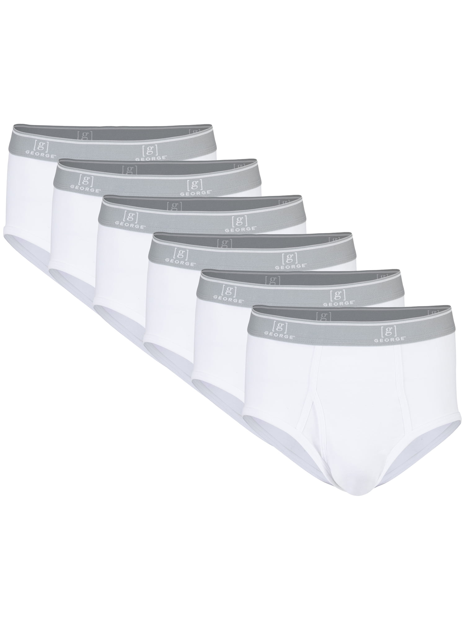 George Men's Briefs, 6-Pack