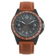 George Mens Brown Strap Watch