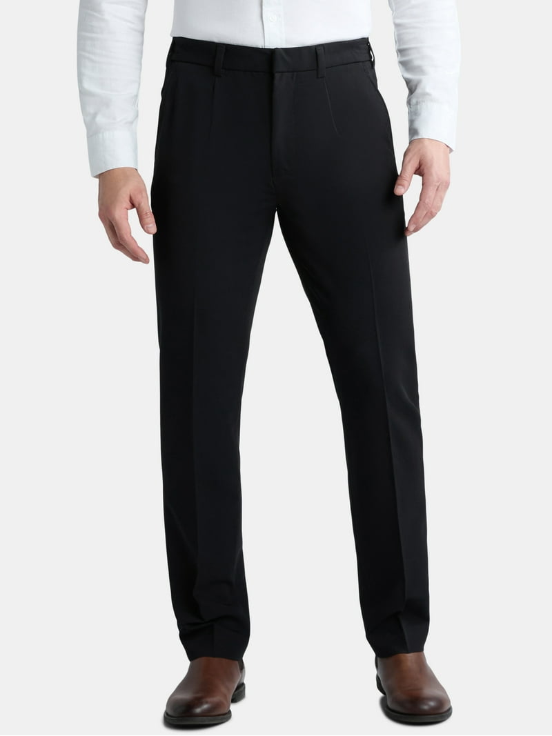 mens dress pants black friday George Men's Comfort color_Black Pink Flower Open Back Mesh Dress Front:Top Row Only 50/32 From National Patrol