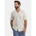 thumbnail image 1 of George Men's and Big Men’s Camp Shirt, Sizes S-3XL, 1 of 5