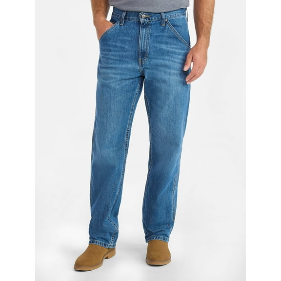 George Men's and Big Men's 100% Cotton Carpenter Jeans